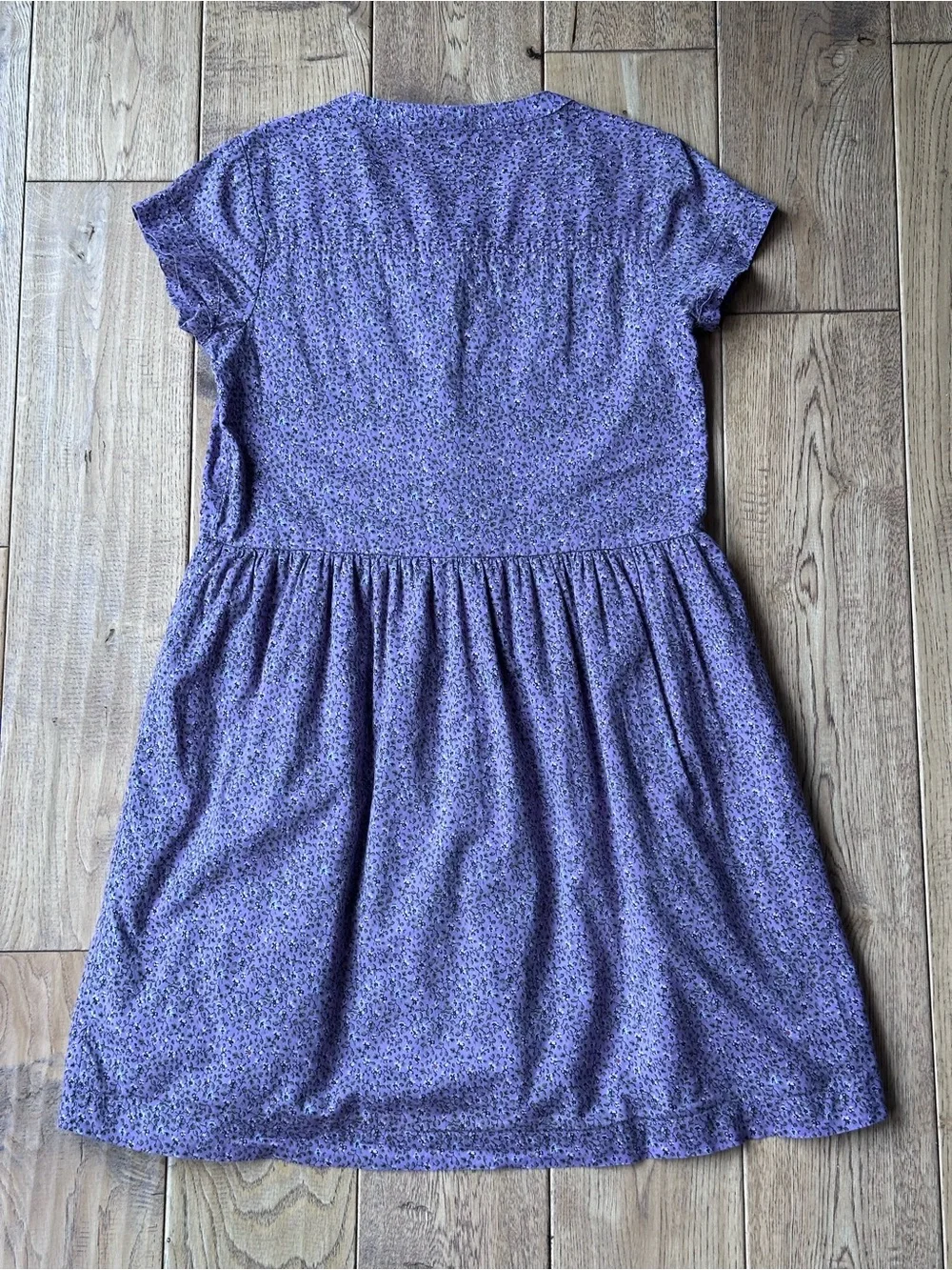 Gap Kids Purple Floral Short Sleeve Dress size Medium 8